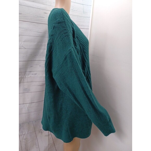 Lane Bryant Crochet Sweater Green Pullover Sz 22/24 NWT $69 - Picture 3 of 8